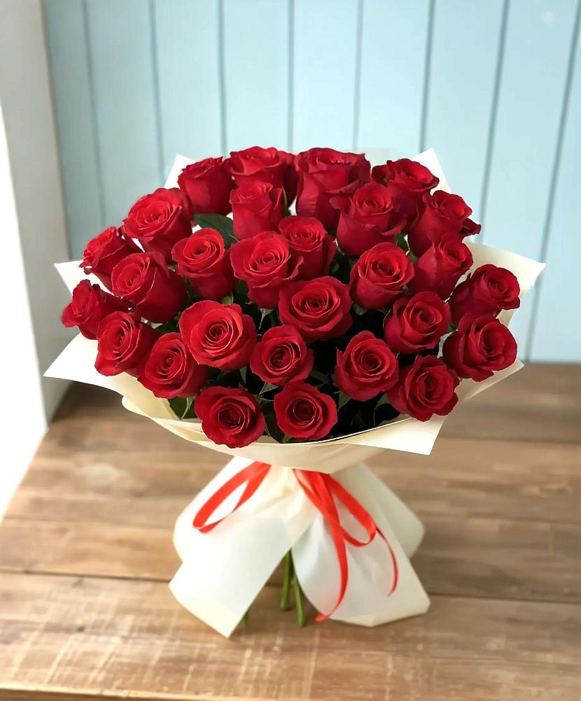 Букет 29 Красных роз в Череповце