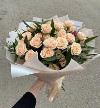 Букет Кремовые розы Латте в Череповце