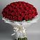 Букет 101 Красная роза Блэк Мэджик в Череповце