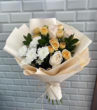 Букет цветов из:  Розы и Хризантемы в Череповце
