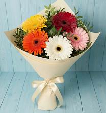 Букет цветов из:  Герберы в Череповце