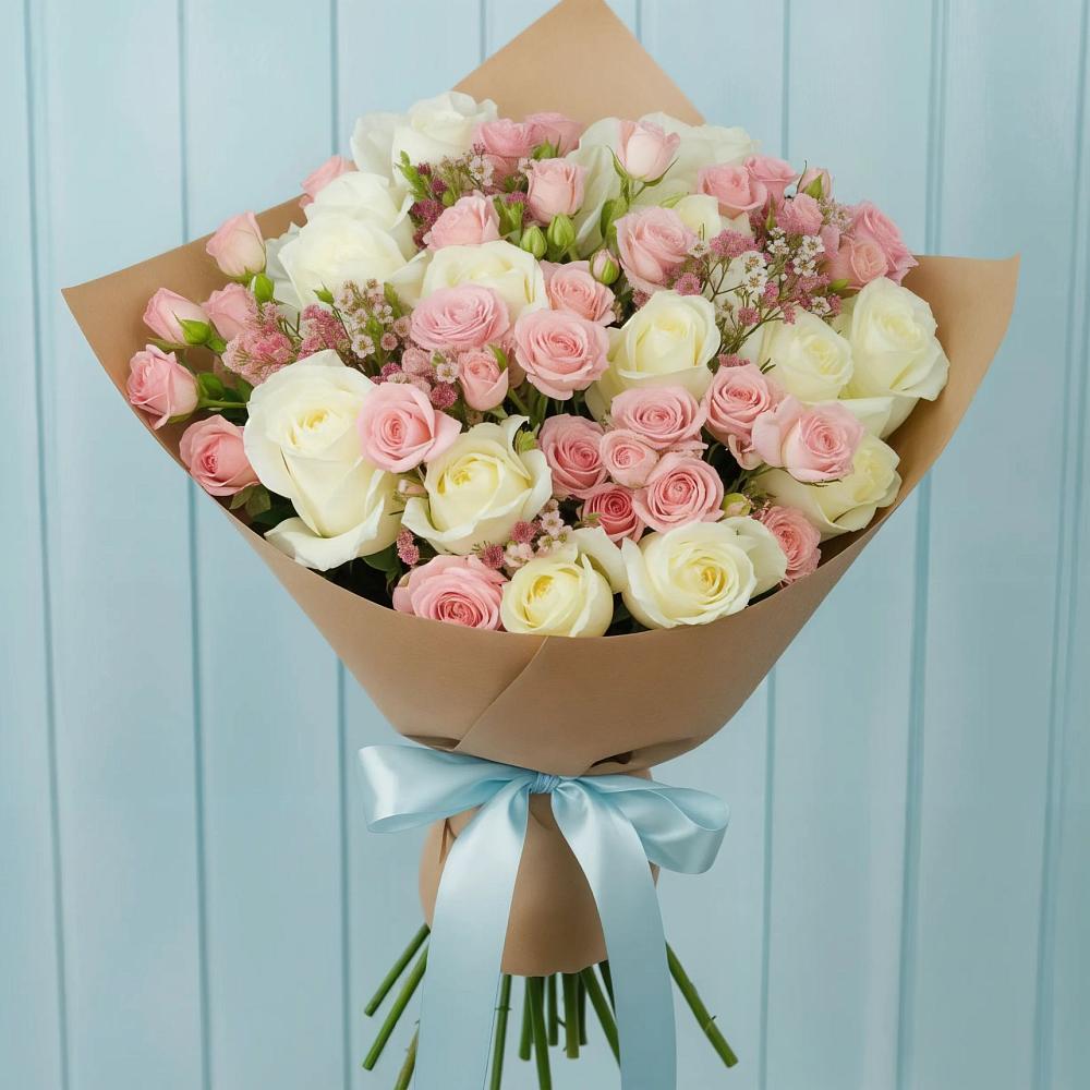 Букет цветов из: Розы в Череповце