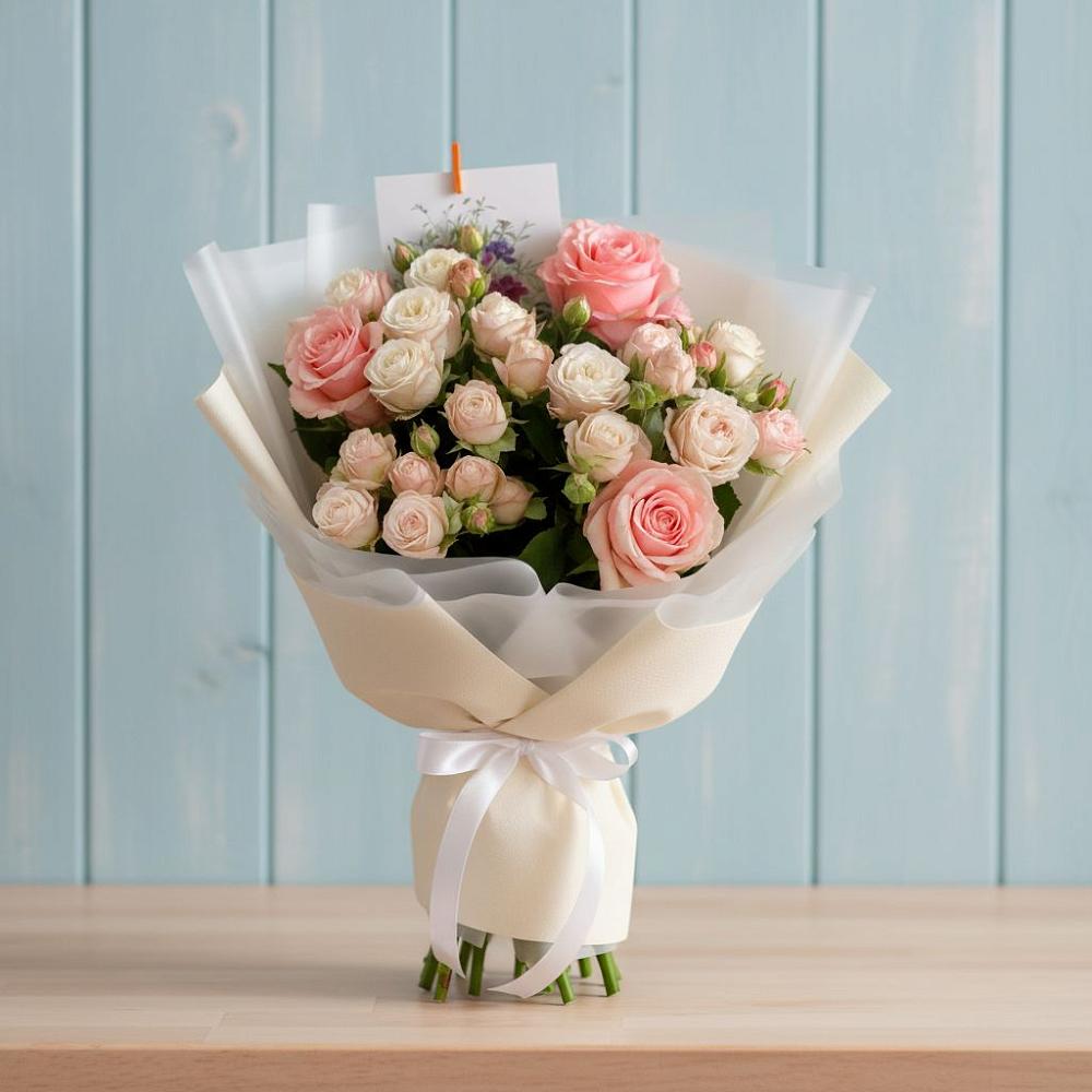 Букет цветов из: Розы в Череповце