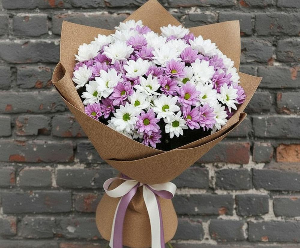 Букет цветов из: Хризантемы в Череповце
