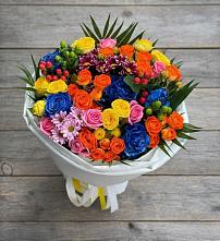 Букет цветов из:  Розы и Хризантемы в Череповце