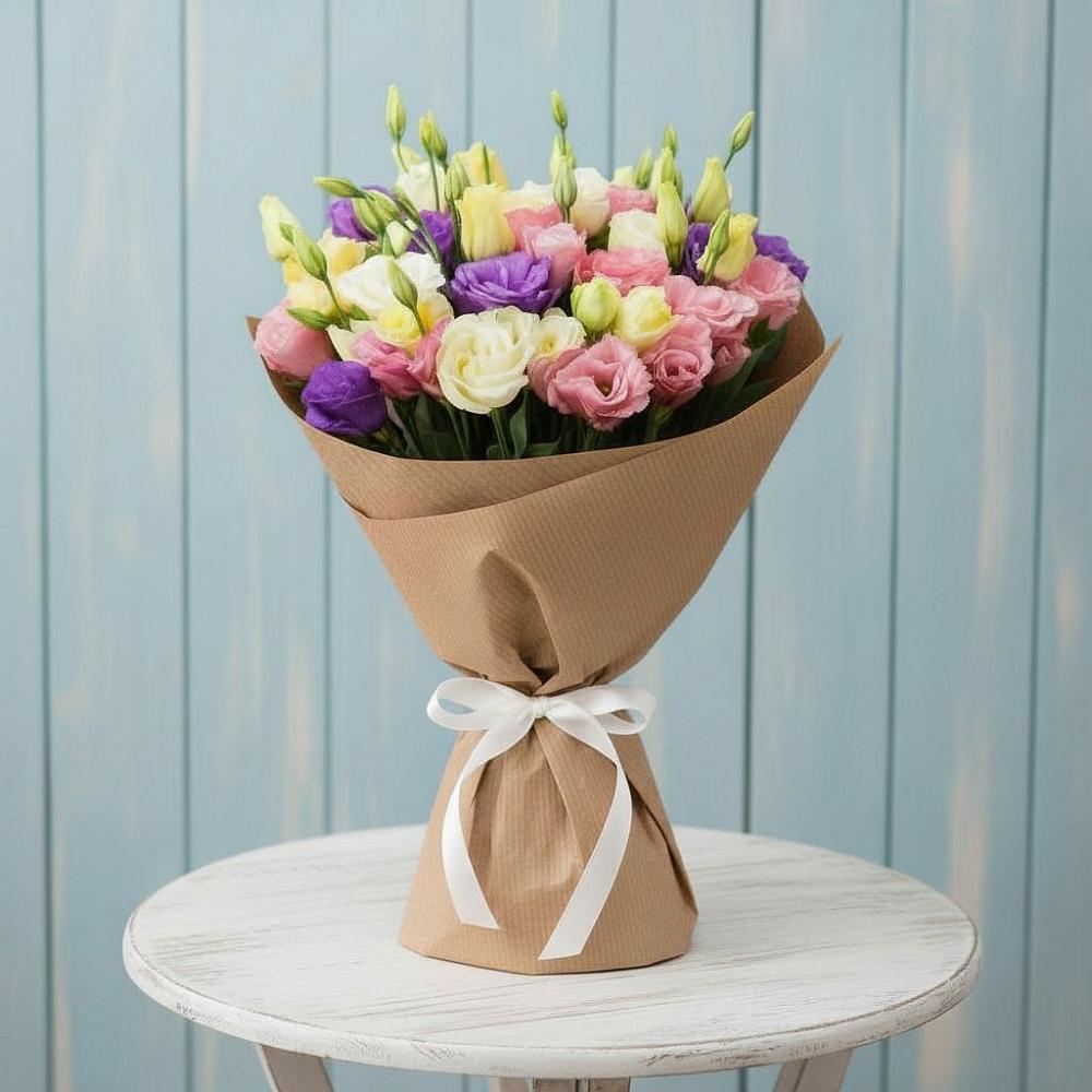 Букет цветов из: Лизиантусы в Череповце