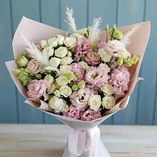 Букет цветов из:  Альстромерии и Розы #REPLACE_PRED# Череповце
