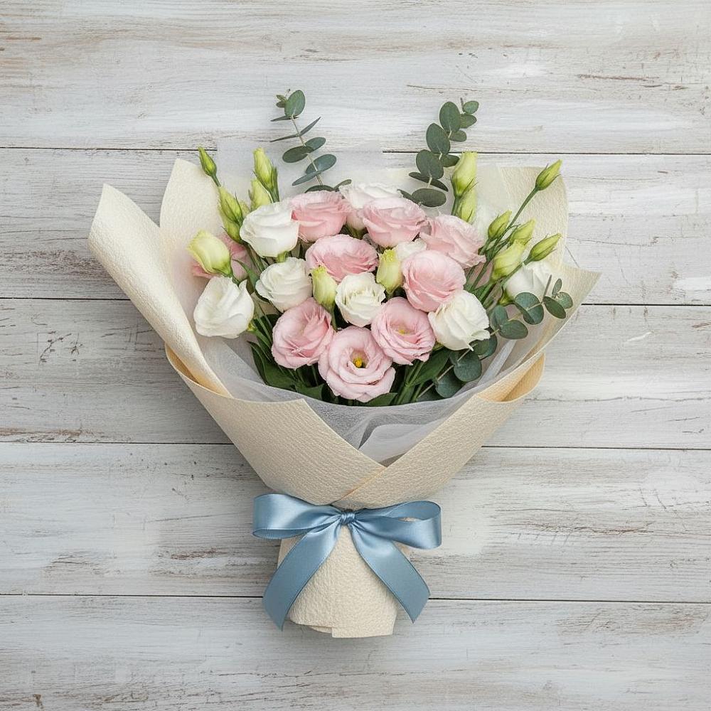 Букет цветов из: Лизиантусы в Череповце